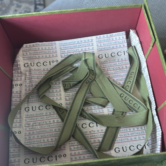 Gucci Marmont 2015 Re-Edition Wide Black Belt, Antique Brass GG. Size 90. - Picture 10 of 14